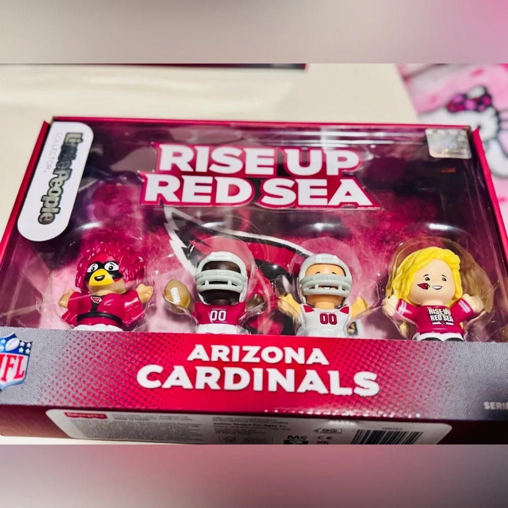 Arizona Cardinals NFL Fisher Price Little People Collector Set - NIB